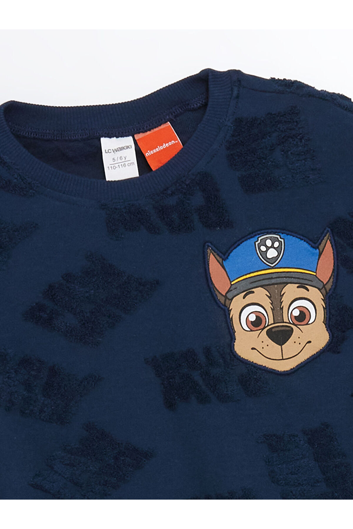 LC Waikiki-Indigo Paw Patrol Printed Boys' T-Shirt and Shorts 2-Piece 3