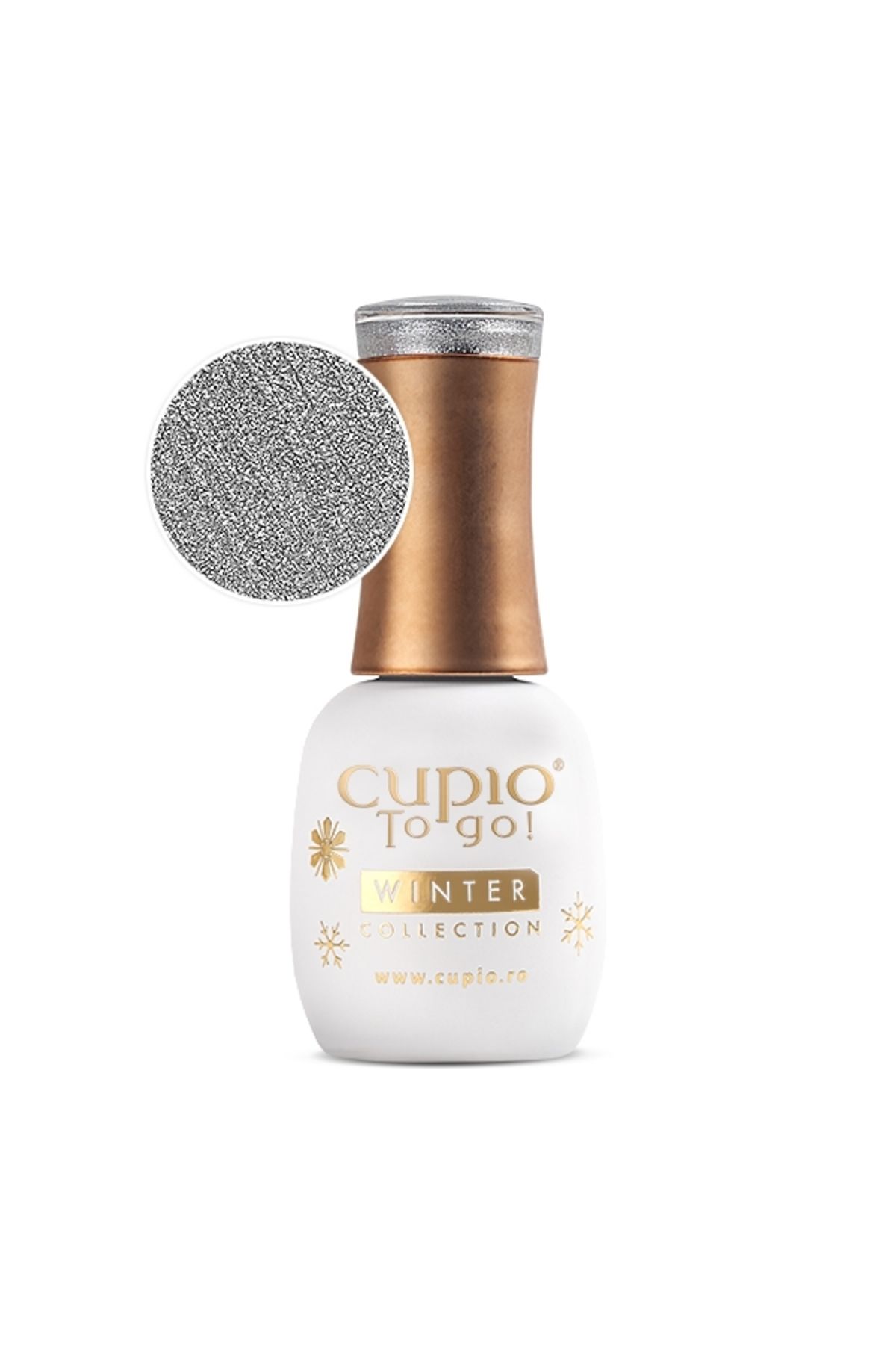 Cupio Oja Semipermanenta Cupio To Go! Colectia De Iarna - Sparkle Love 15ml - One Size