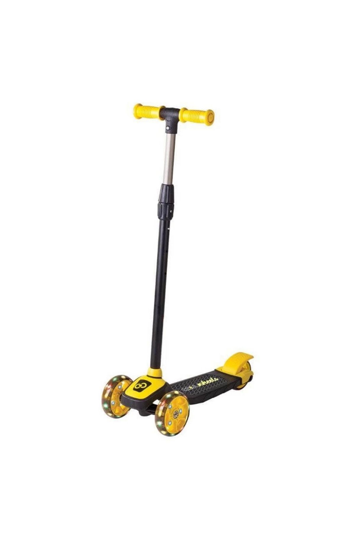 TimeStart Cool Wheels Twist Led Işıklı 3 Tekerlekli Scooter Sarı