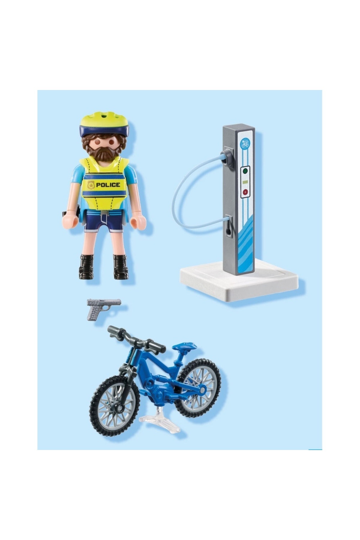 Playmobil-- Policeman on a bicycle 5