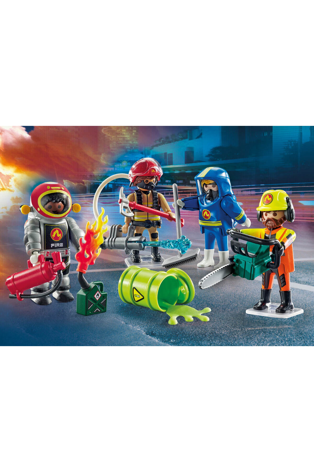 Playmobil--CREATE YOUR OWN FIRE TEAM FIGURE 3