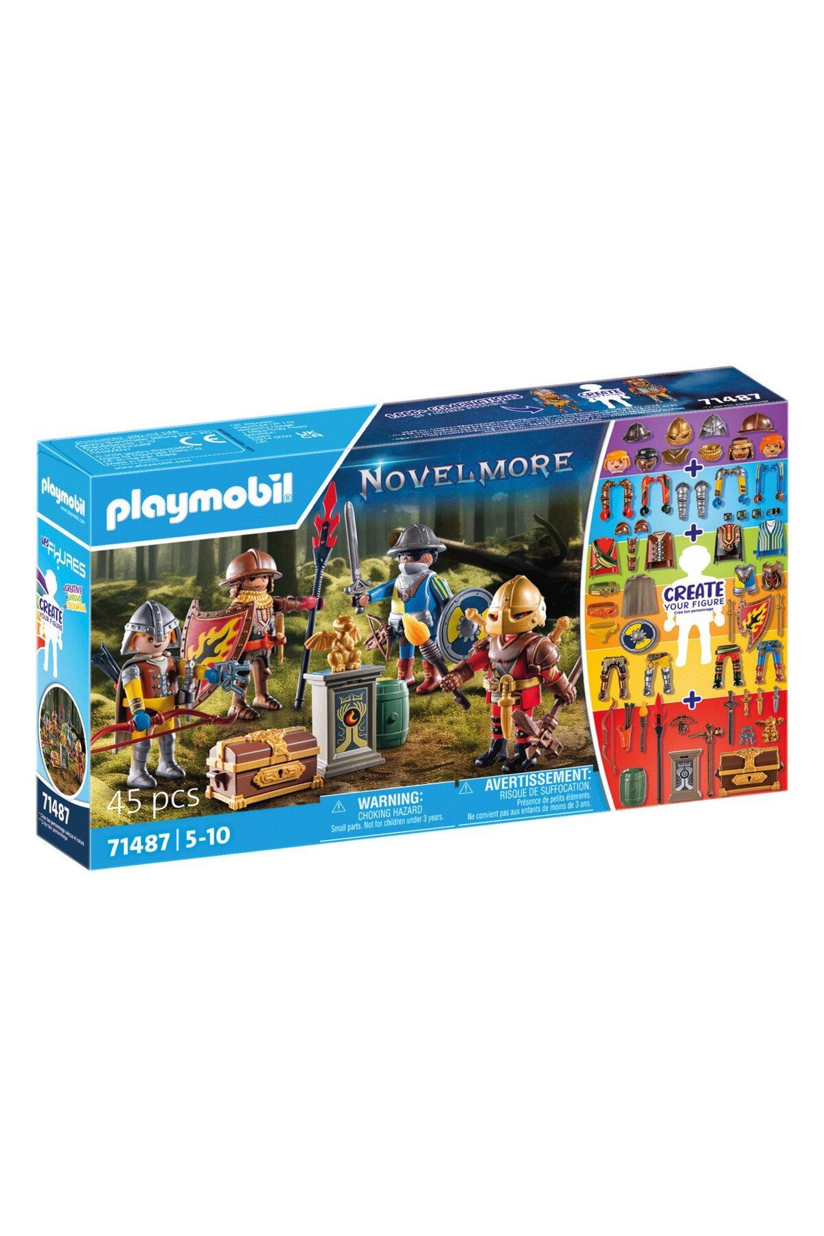 Playmobil -creeaza Propria Figurina Cavalerii Novelmore - One Size