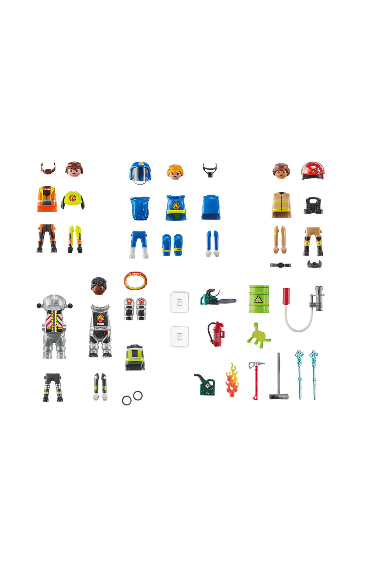 Playmobil--CREATE YOUR OWN FIRE TEAM FIGURE 2