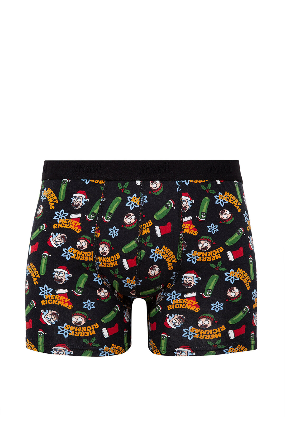 Mavi Yılbaşı Temalı Siyah Boxer 0911246-900