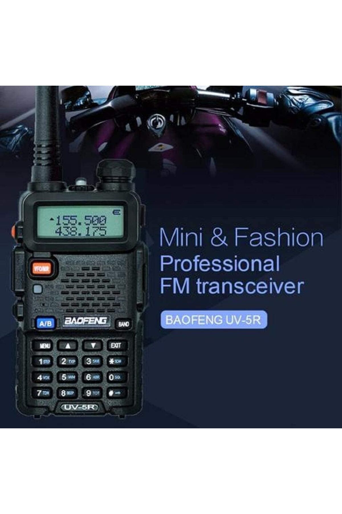 COOYA-Dual Band FM Transceiver,5W,1800 MAH,Support Manually Program,High/Low TX Power,18.5x10x10.7 cm 5