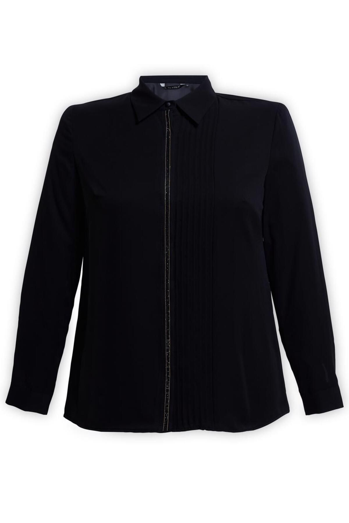 بلوز پیراهن Strip Detail 44614 Alvina