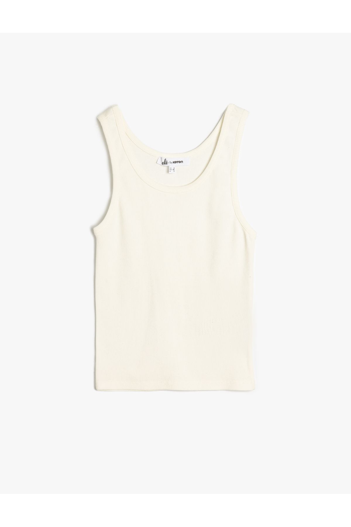 Koton Yeni Sezon Slim Fit U Yaka Kolsuz Kadın Atlet