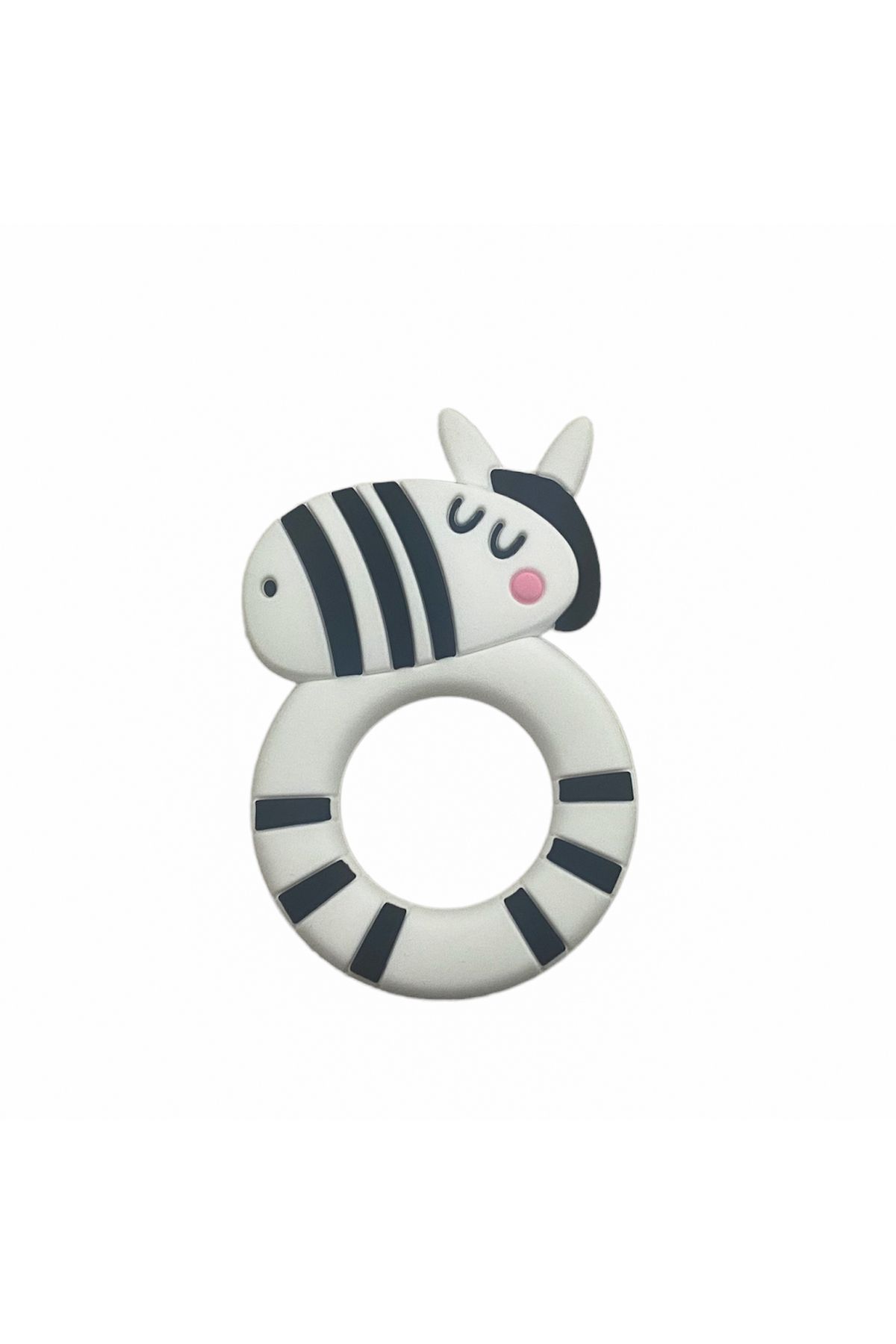 Coccorito Jucărie De Dentiție Din Silicon, , Zebră - One Size