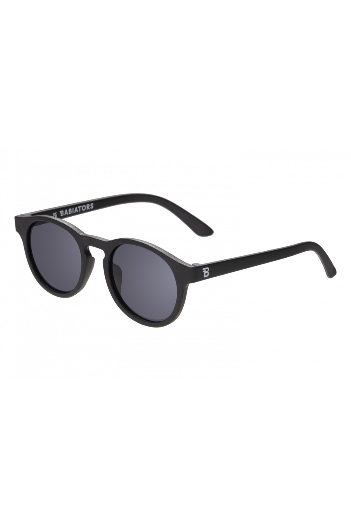 Babiators Ochelari De Soare Pentru Copii, Ultraflexibili, Lentile Tip Gaură De Cheie, Negru Intens, Lentile Fumurii, 3-5 Ani Unisex - One Size