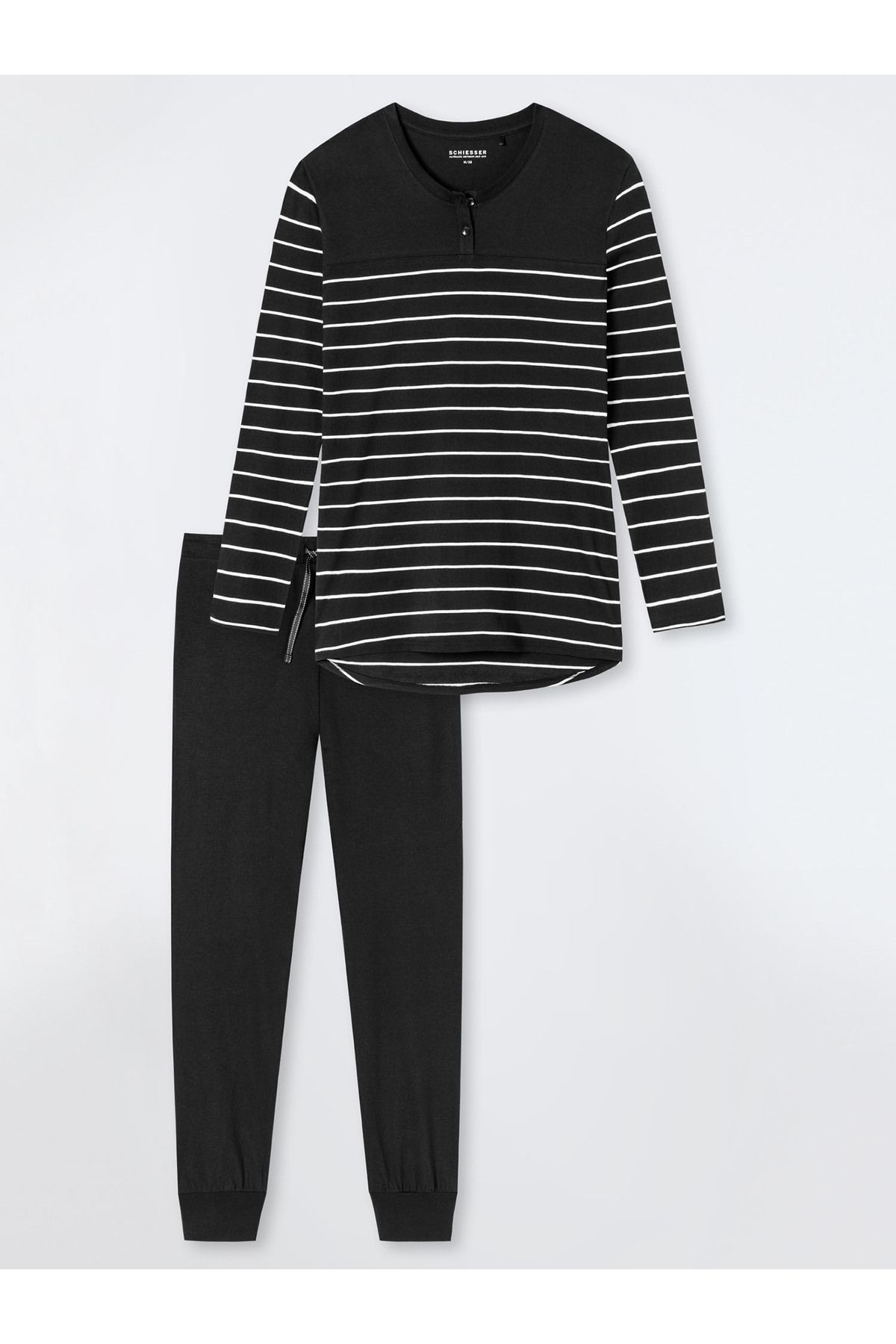 Schiesser-Schlafanzug 95/5 Schlafanzug Pyjama Schlafmode Bequem 6