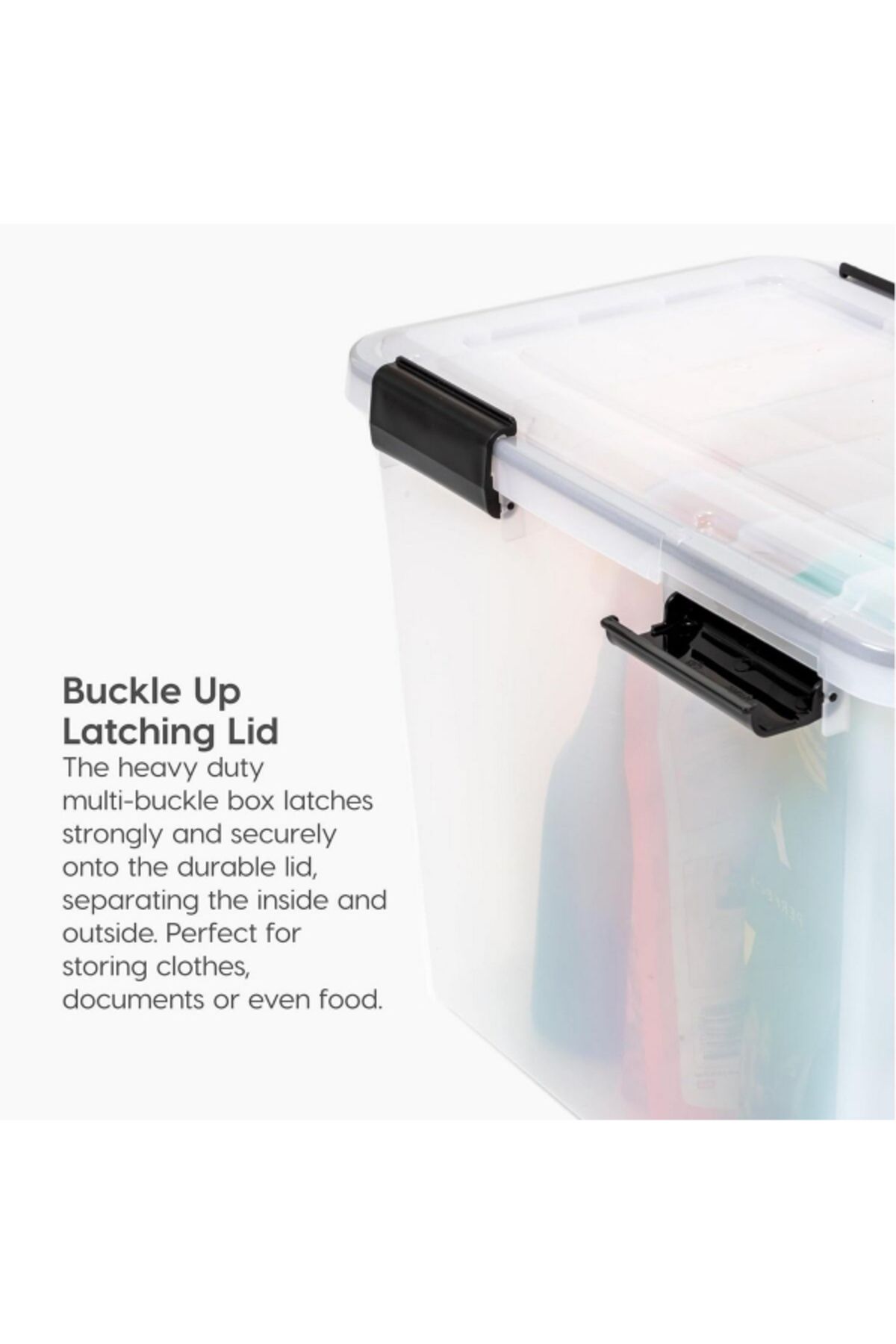 IRIS-Rectangular Storage Tote Box 19 Quart 2