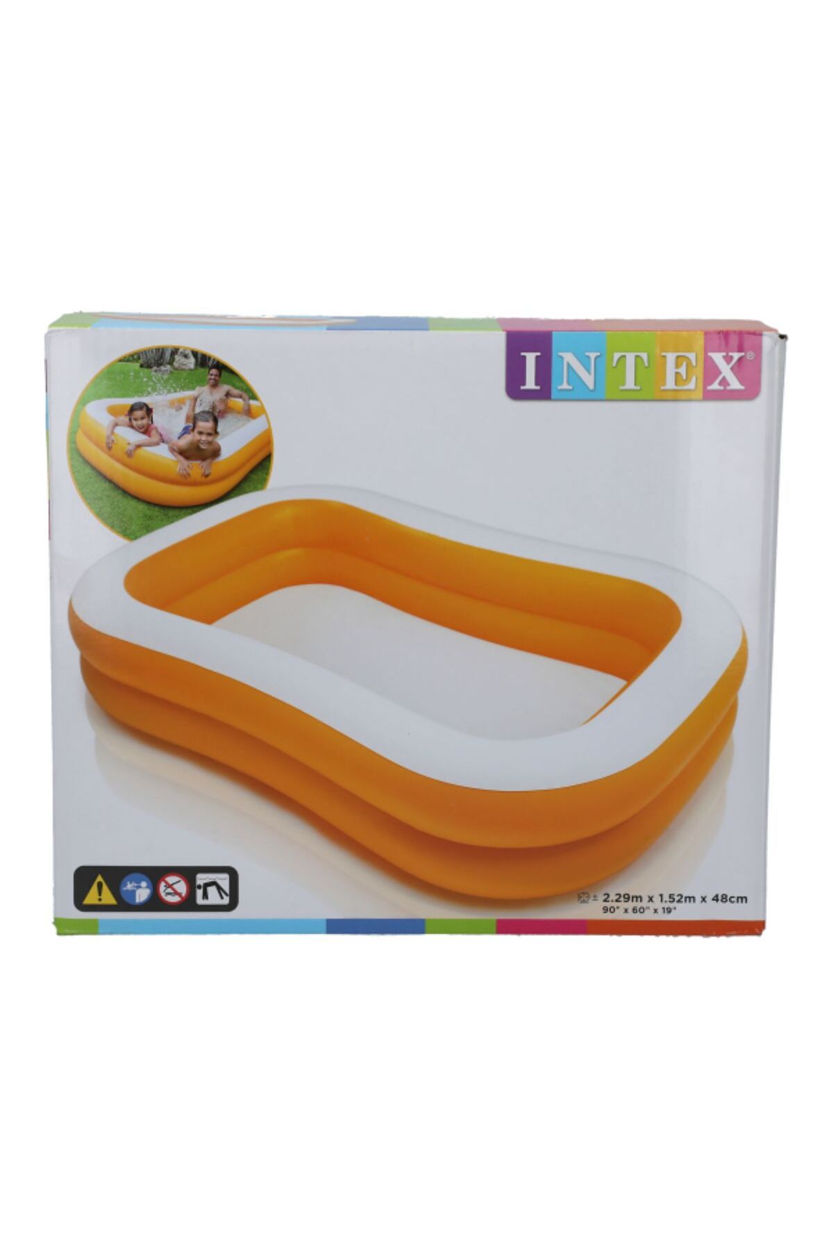 Intex-Durable Rectangular Inflatable Kiddie Swimming Pool 4