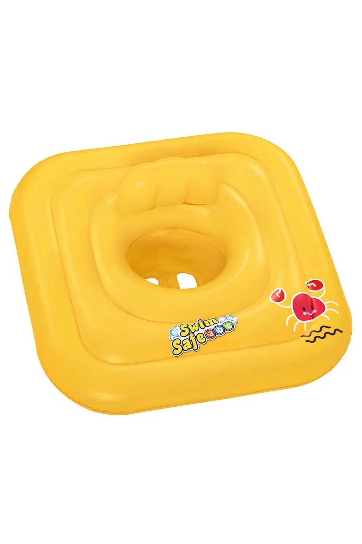 Muhcu Home Çocuk 3 Boğumlu Oturaklı Ayakları Geçmeli Yaslanabilir Şişme Bot - Şişme Simit 76 x 76 cm