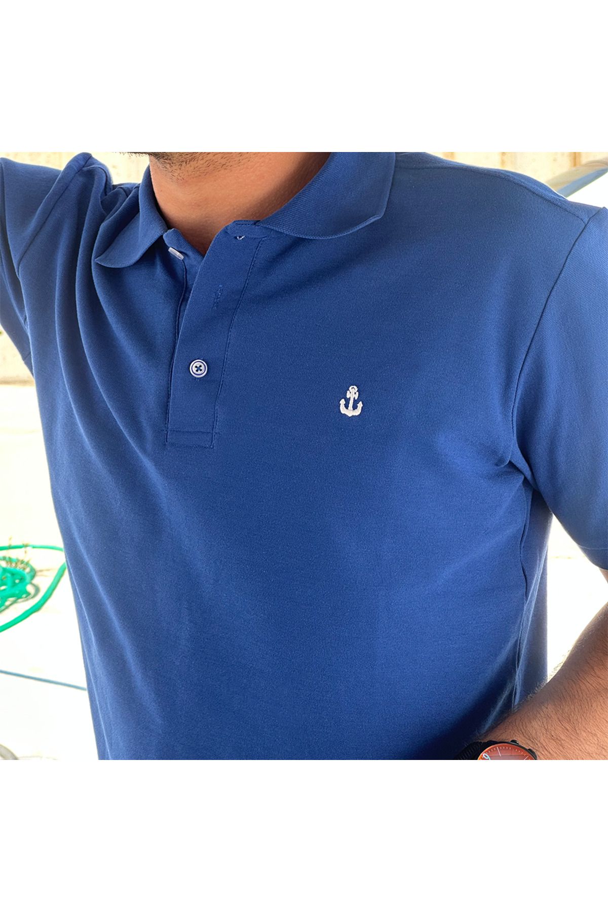 ZUA CONCEPT MARİN POLO YAKA T-SHIRT LAKOST