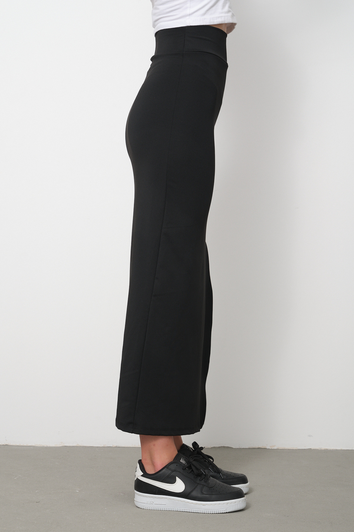 mrmpro  Kalem Etek Uzun Spor Siyah Esnek Dalgıç Kumaş Toparlayıcı Korse Kemer Boy 96 Cm - Görsel 5