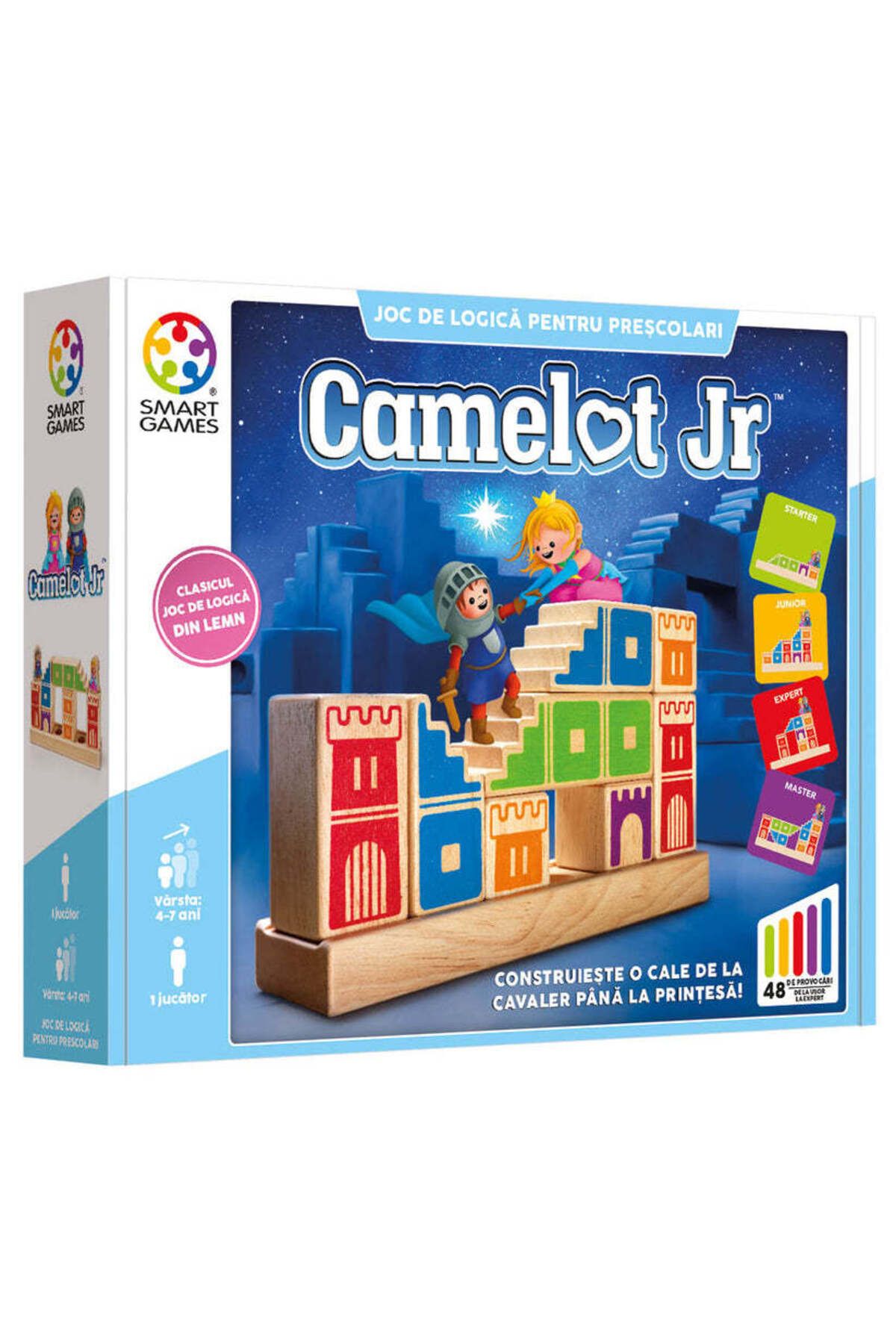Smart Games-- Camelot Jr., logic game with 48 challenges, 4+ years, Romanian lb. edition 1