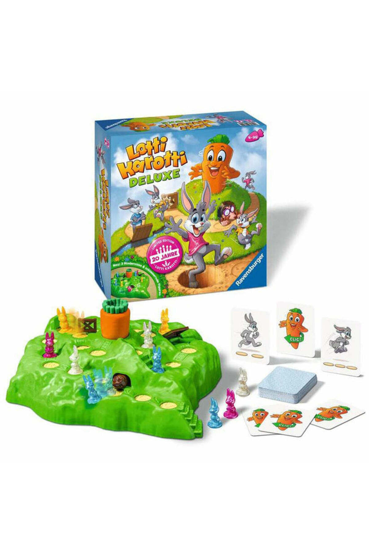 RAVENSBURGER Lotti Karotti Deluxe Ravensburger, desková hra pro děti od 4 let