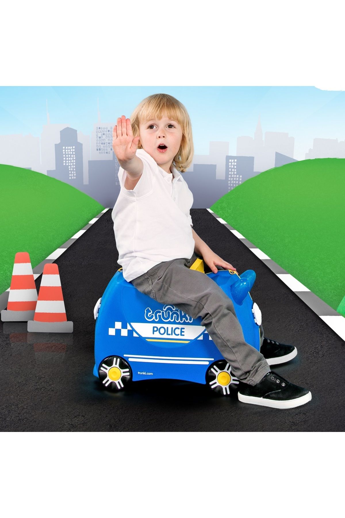 Trunki-Valiza Trunki PERCY - Masina de politie 4