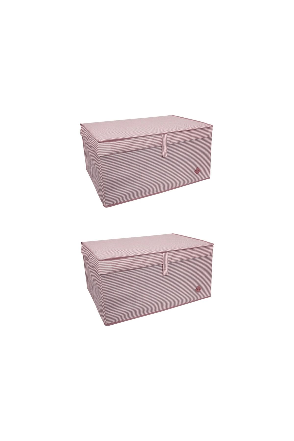 Kuzgun Ticaret Düzenleyici Kutu Organizer Cırtlı Hurç Maxi Boy 30cm X 40cm X 50cm (1 Adet) ( Lisinya )