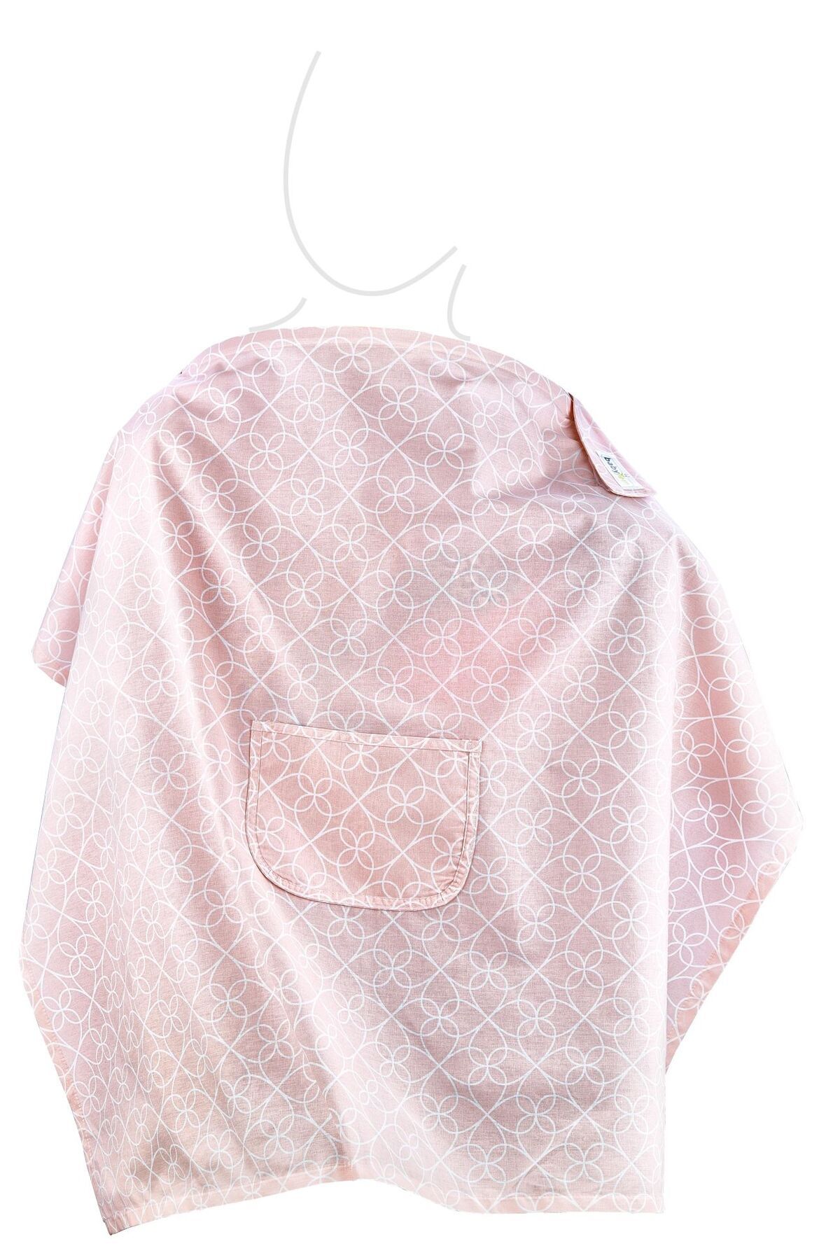 SMK Shop SMK  BabyJem Cepli Emzirme Önlüğü 323 Pembe Yonca