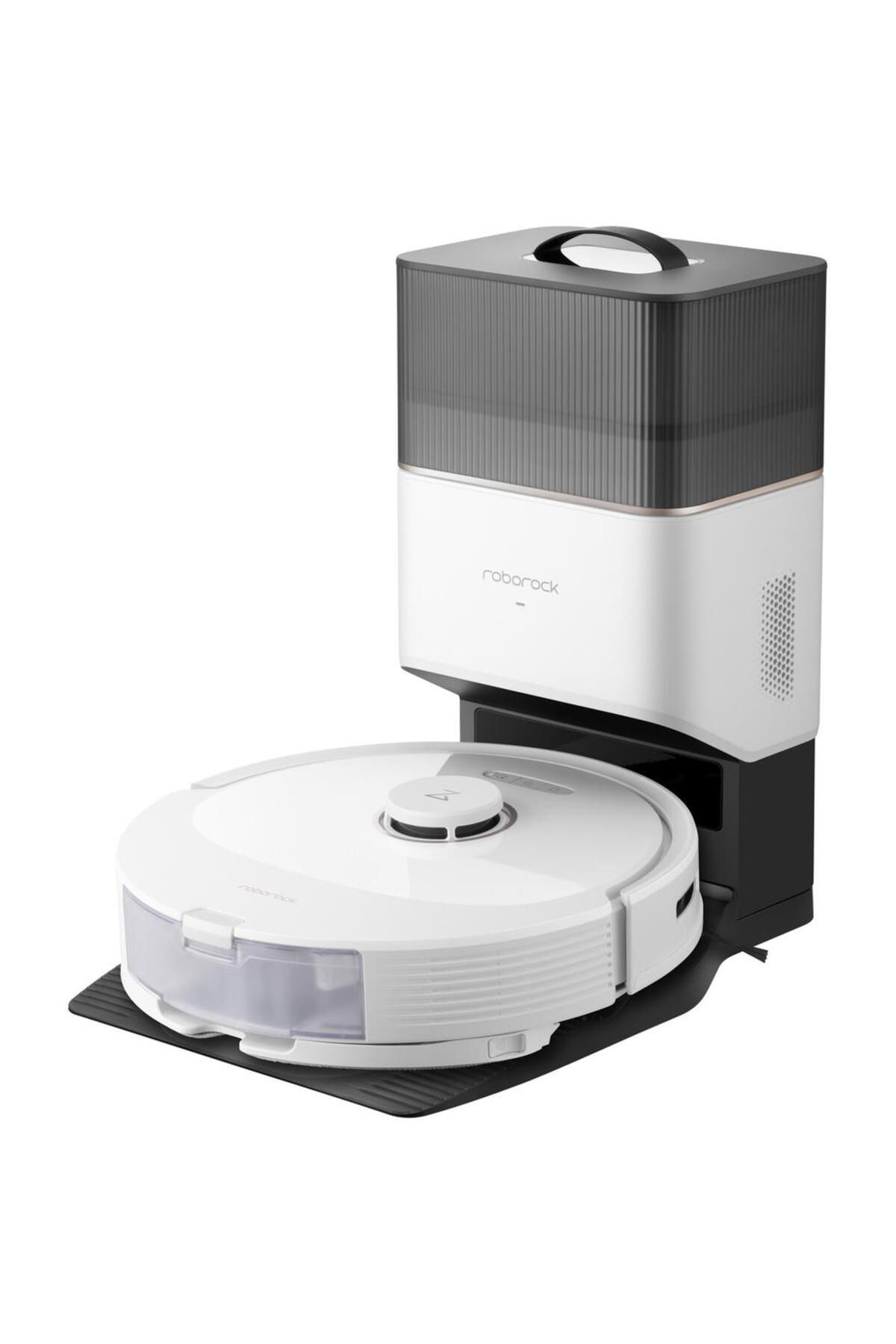 Roborock-Aspirator robot Roborock Q8 Max+, aspirator&mop&statie inteligenta de golire automata, 59W, LiDAR 3