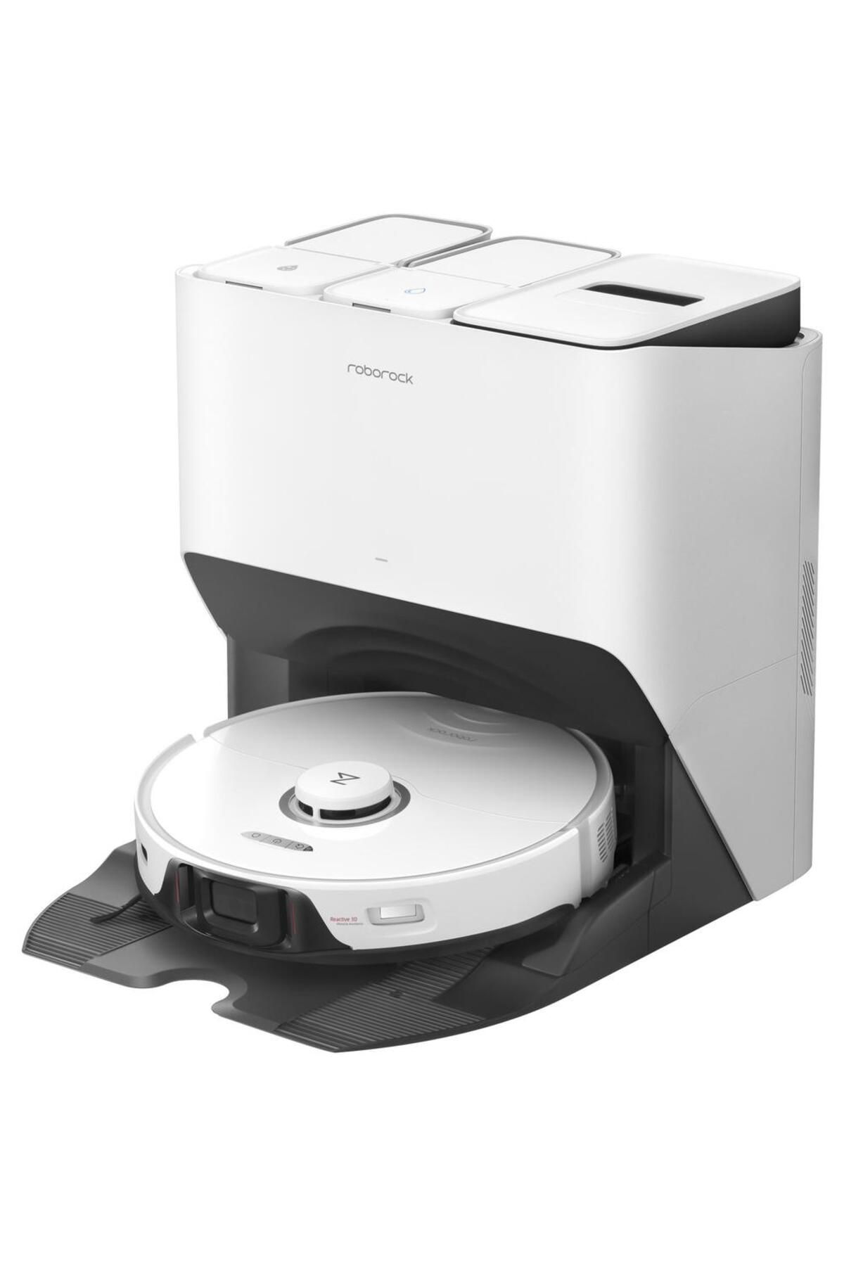 Roborock-Robot aspirator Roborock S8 Pro Ultra, aspirator si mop, 5200 mAh, 6000Pa, recipient praf 750 ml 1