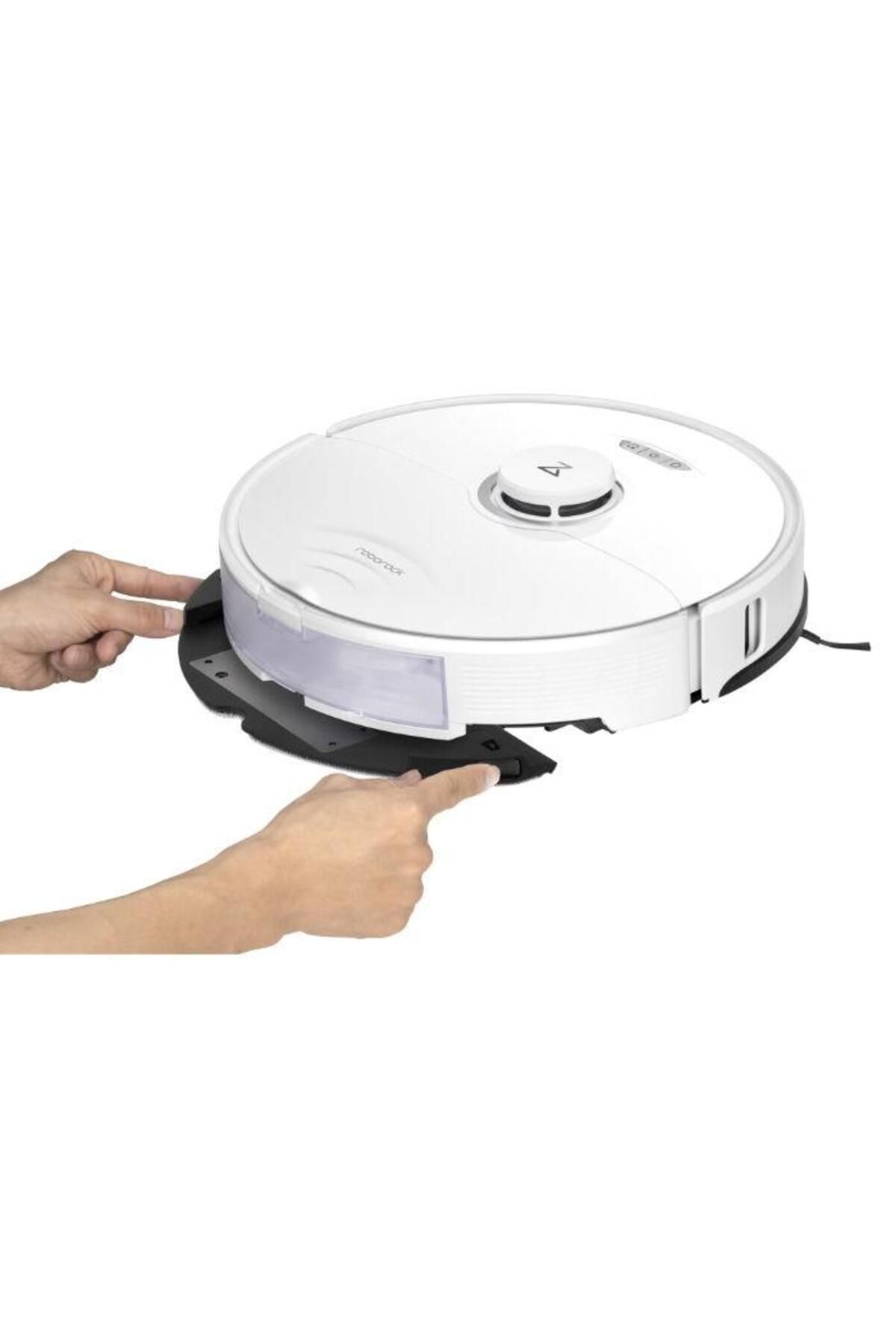 Roborock-Robot aspirator Roborock S8, Umed/Uscat, 5200 mAh, 6000Pa, Recipient praf 750 ml(Alb) 10