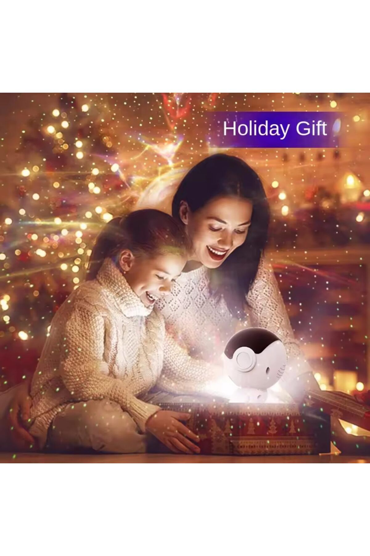 COOYA-Projector lamp, Star Projector for Bedroom, Timed 360° Rotating Nebula Projector Lamp 5