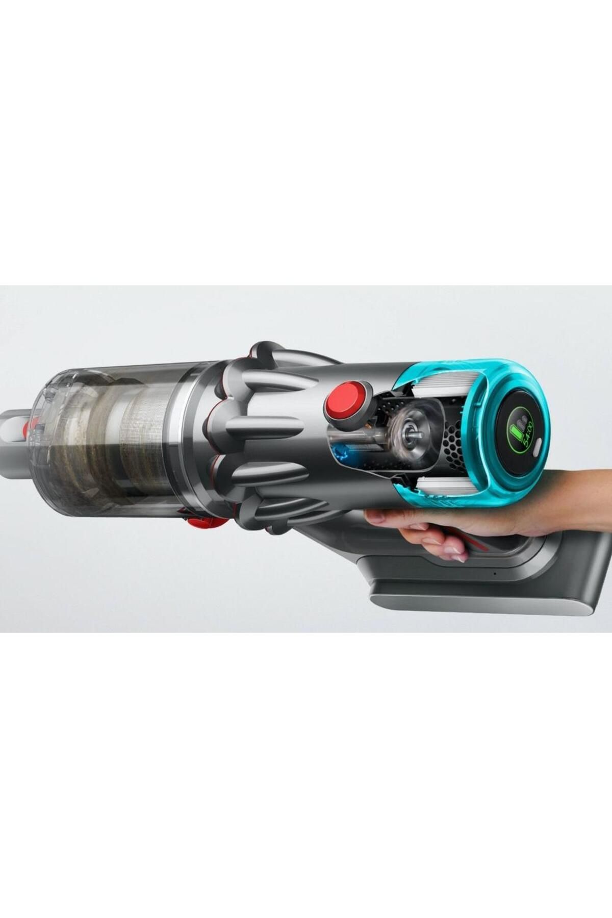 DYSON-Aspirator vertical Dyson V12 Origin 492711-01, 500 W, 120 AW, Recipient 0.35 l (Argintiu) 3