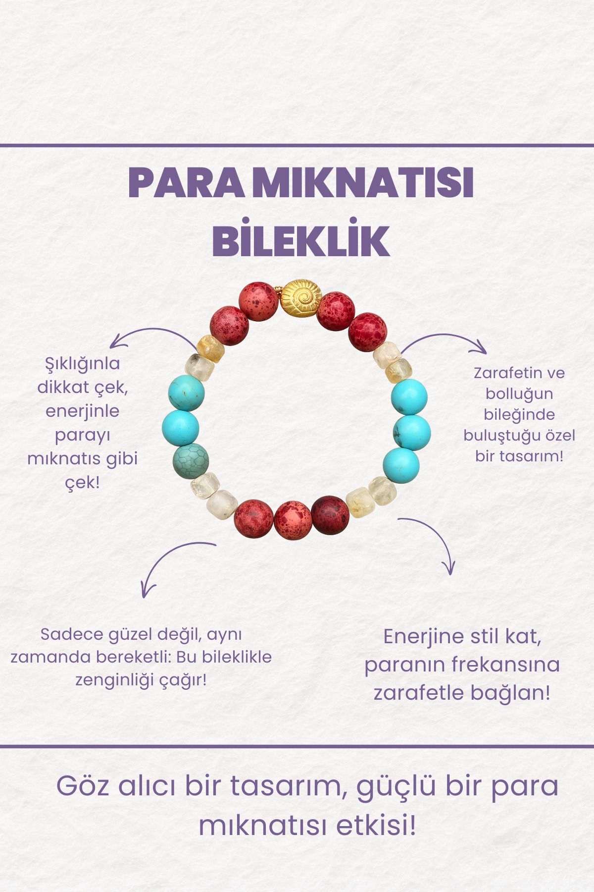 hermesshealing Para Mıknatısı Bileklik