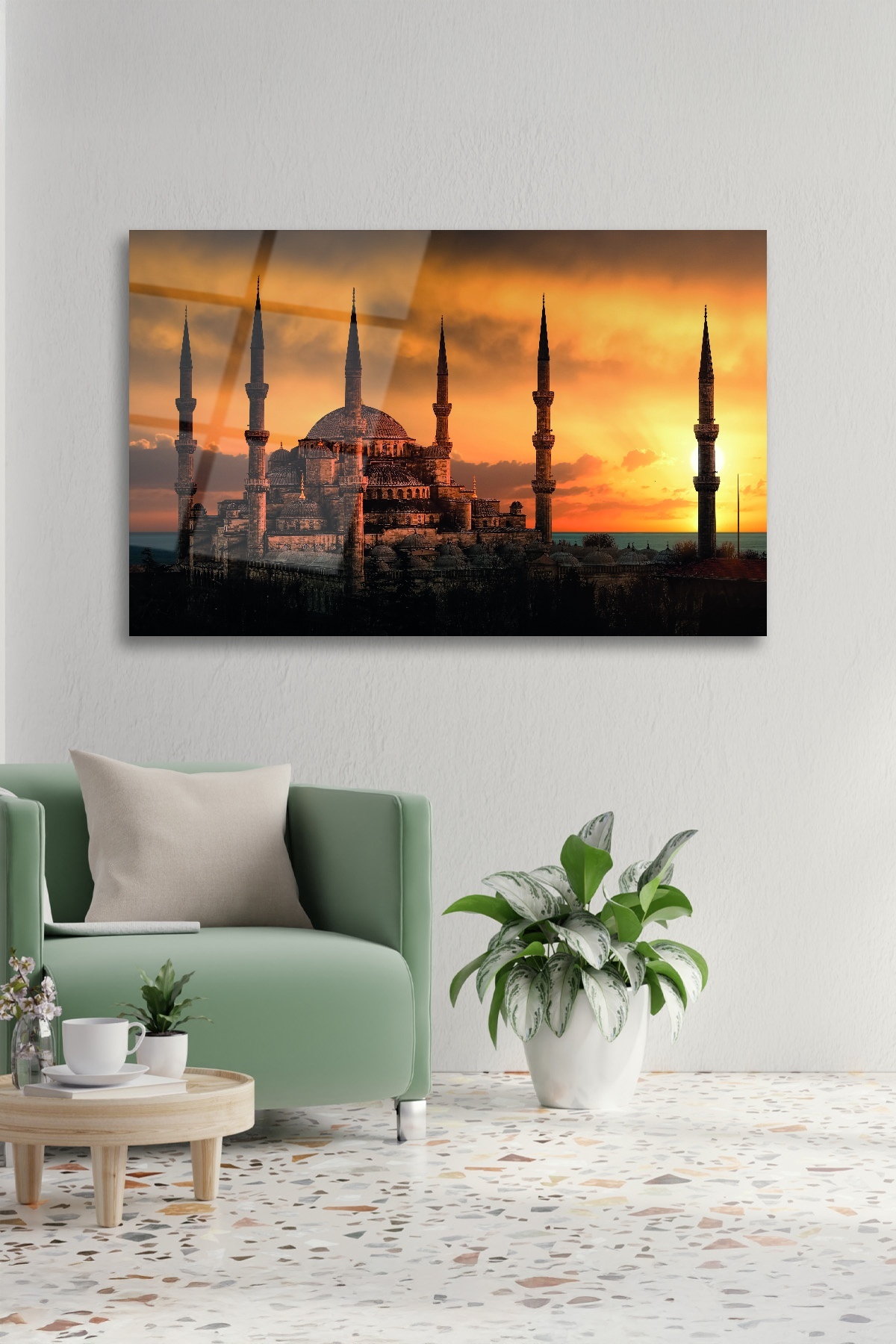 Sultanahmet Cami Cam Tablo görsel 2