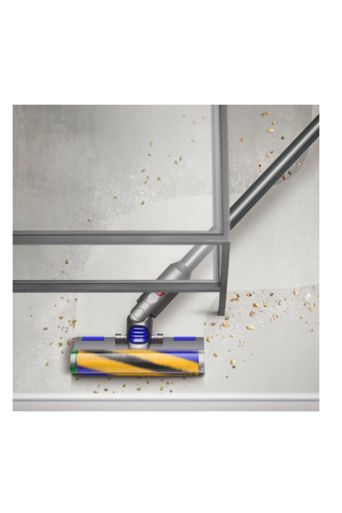 DYSON-Aspirator vertical Dyson V12 Detect Slim Absolute 2023, 0.35 L, 545 W (Nichel/Galben) 7