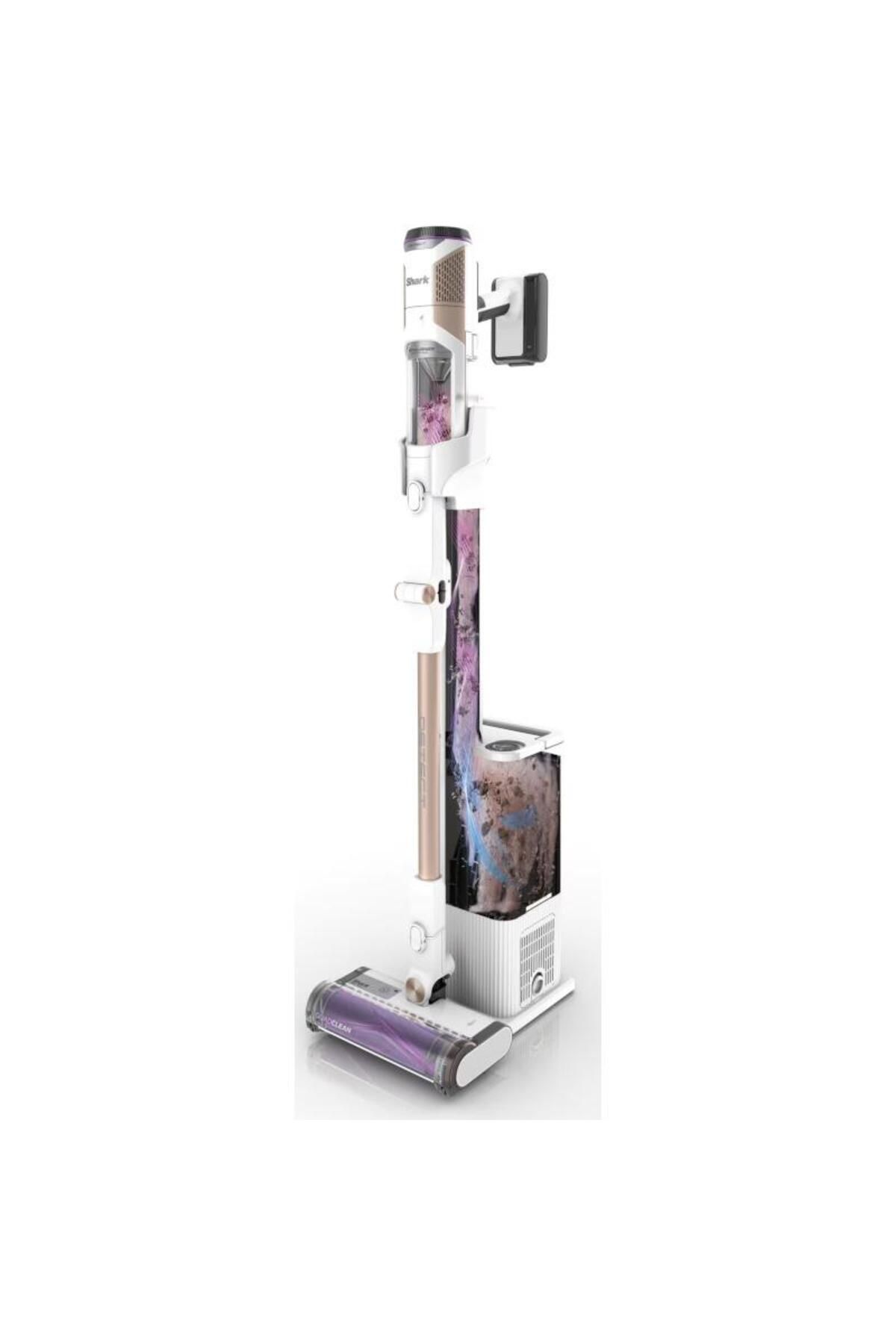 Shark-Aspirator Shark Detect Clean & Self-Empty IW3612EU, vertical, 240 W, 0.42 l + 2 l (Alb/Auriu) 1