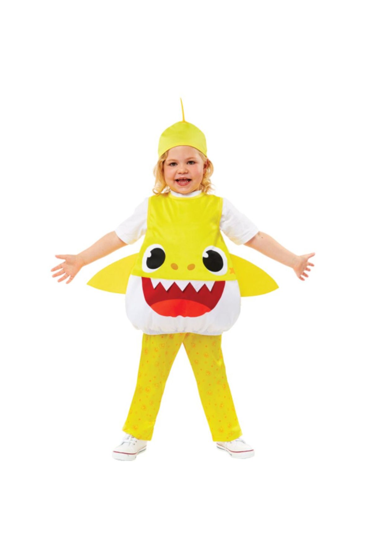 Baby Shark Costum Pentru Copii, Galben 2-3 Ani 98 Cm - 3 years old
