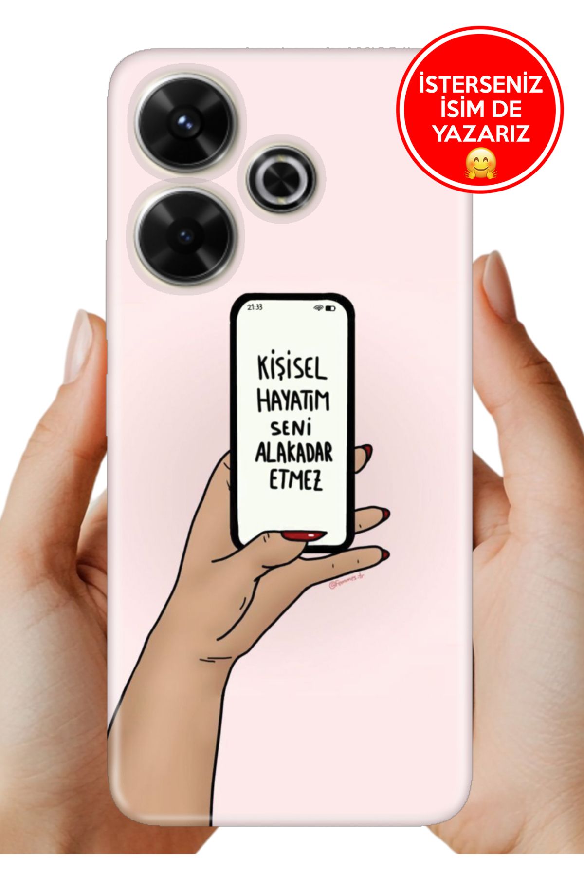 Cekuonline Xiaomi Redmi 13 4G Kılıf Baskılı Life Style Kapak Silikon Alakadar
