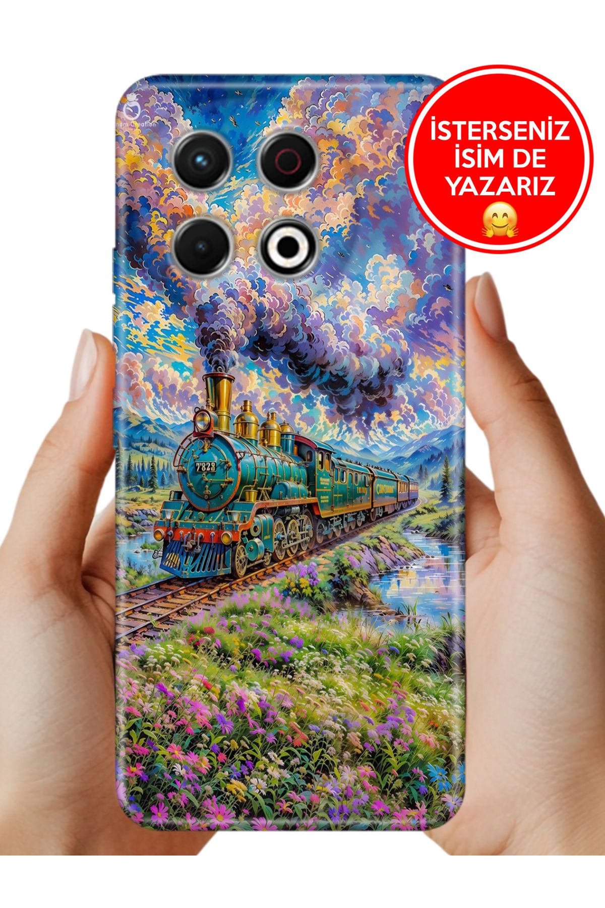 TECNO Spark 30 Pro KL7 Kılıf FullCover Resimli Desenli Silikon Çuf Çuf