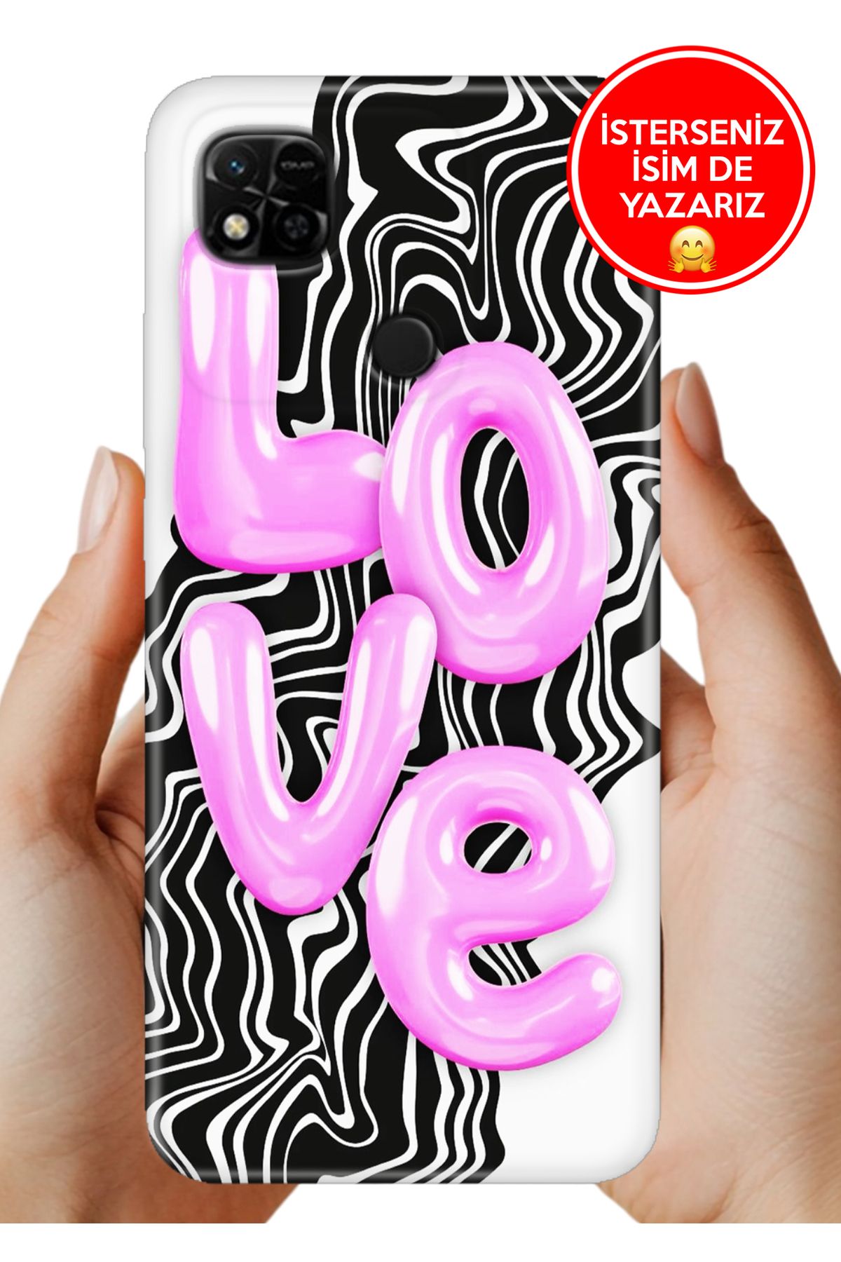 Cekuonline Xiaomi Redmi 10A Kılıf Baskılı Life Style Kapak Silikon Lovelove