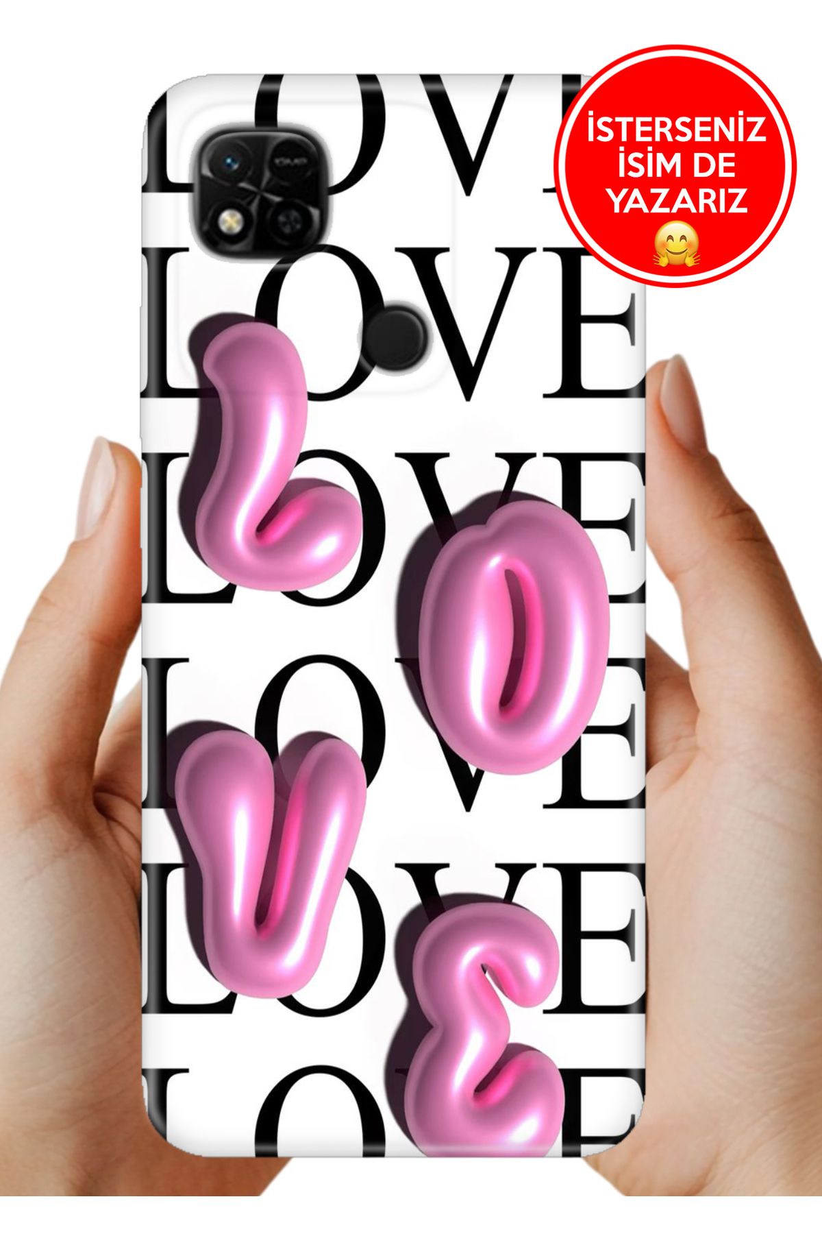 Cekuonline Xiaomi Redmi 10A Kılıf Baskılı Life Style Kapak Silikon Looove