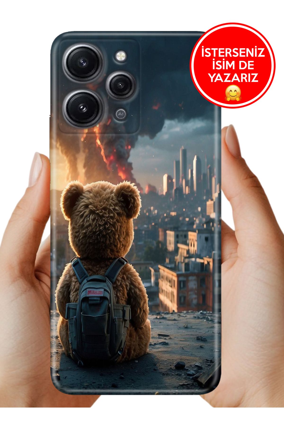 Cekuonline Xiaomi Redmi 12 Kılıf Baskılı Life Style Kapak Silikon No Warr