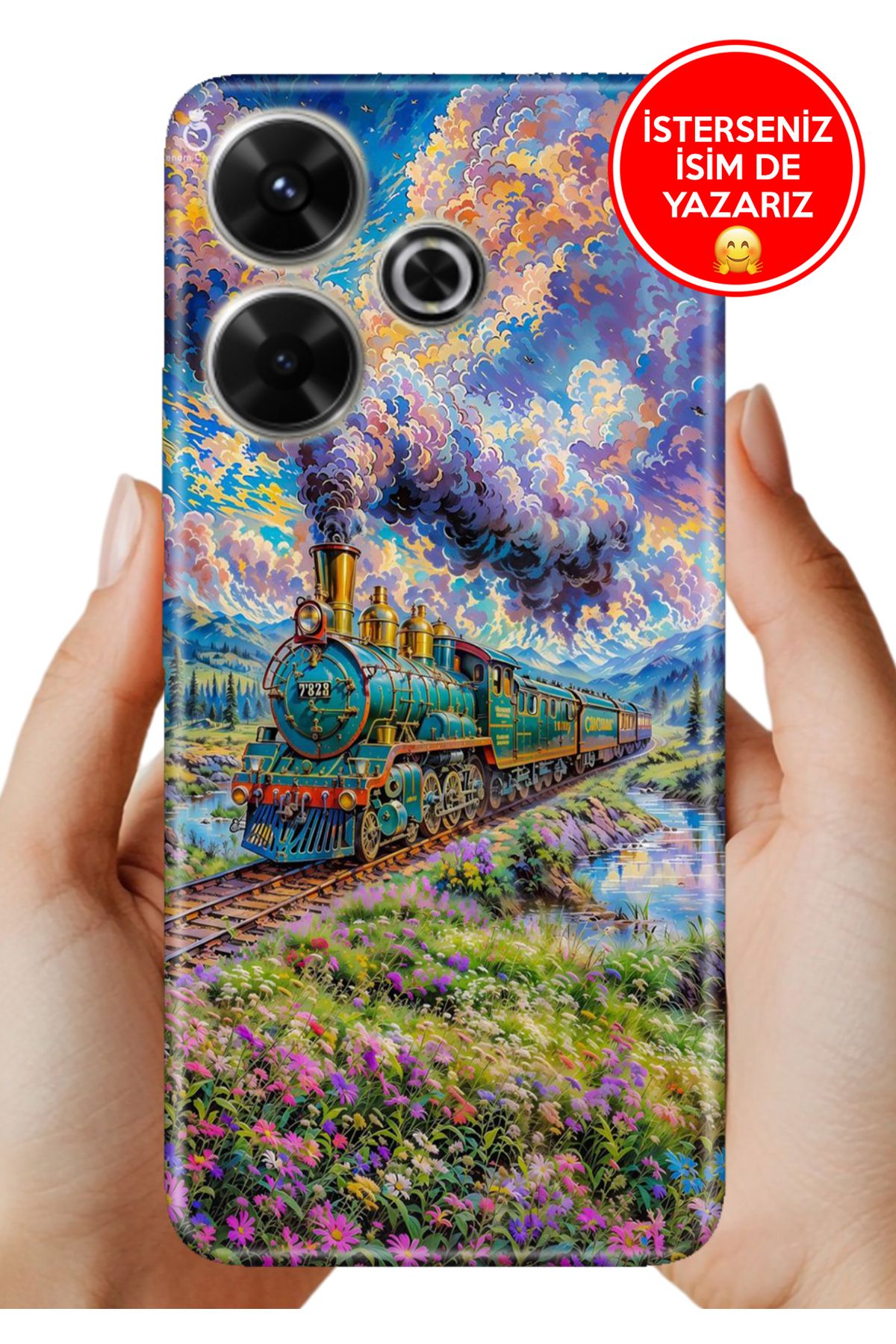 Cekuonline Xiaomi Redmi 13 4G Kılıf FullCover Resimli Desenli Silikon Çuf Çuf