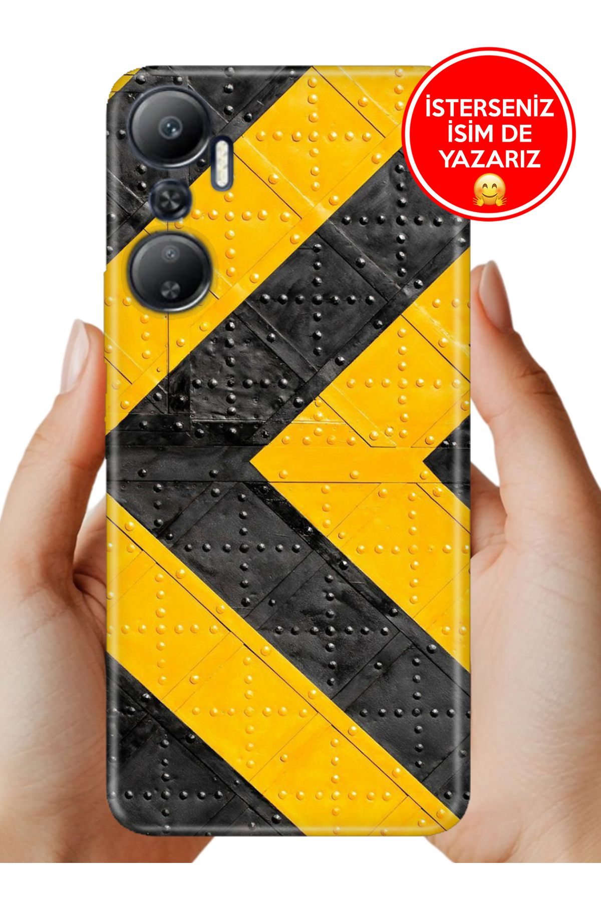 Cekuonline İnfinix Hot 20 Kılıf FullCover Resimli Desenli Silikon Çok Tehlikeli