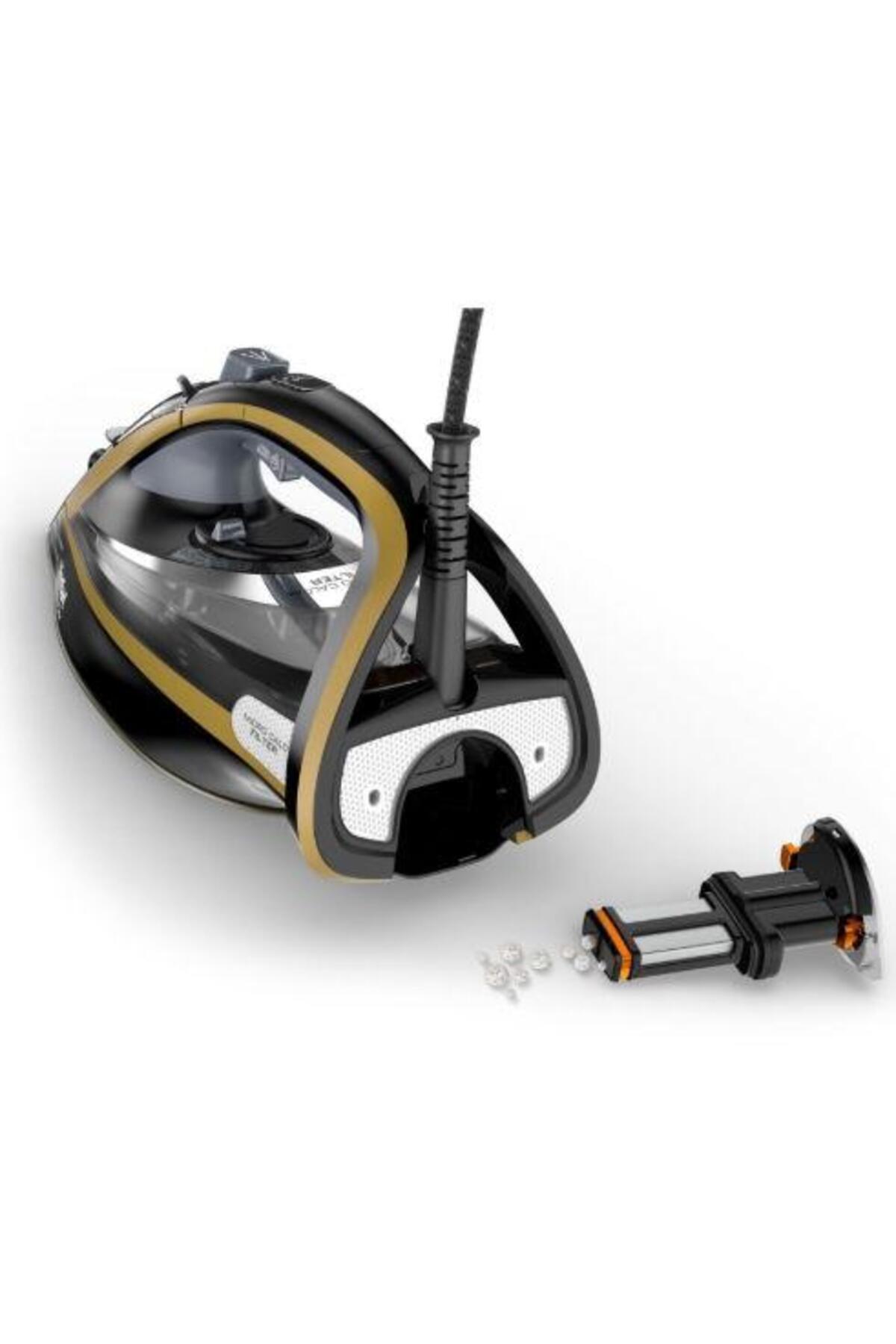 TEFAL-Tefal Ultimate Pure FV9865 iron, 3000 W, 250 g/min, 350 ml, automatic shut-off (Black/Gold) 5
