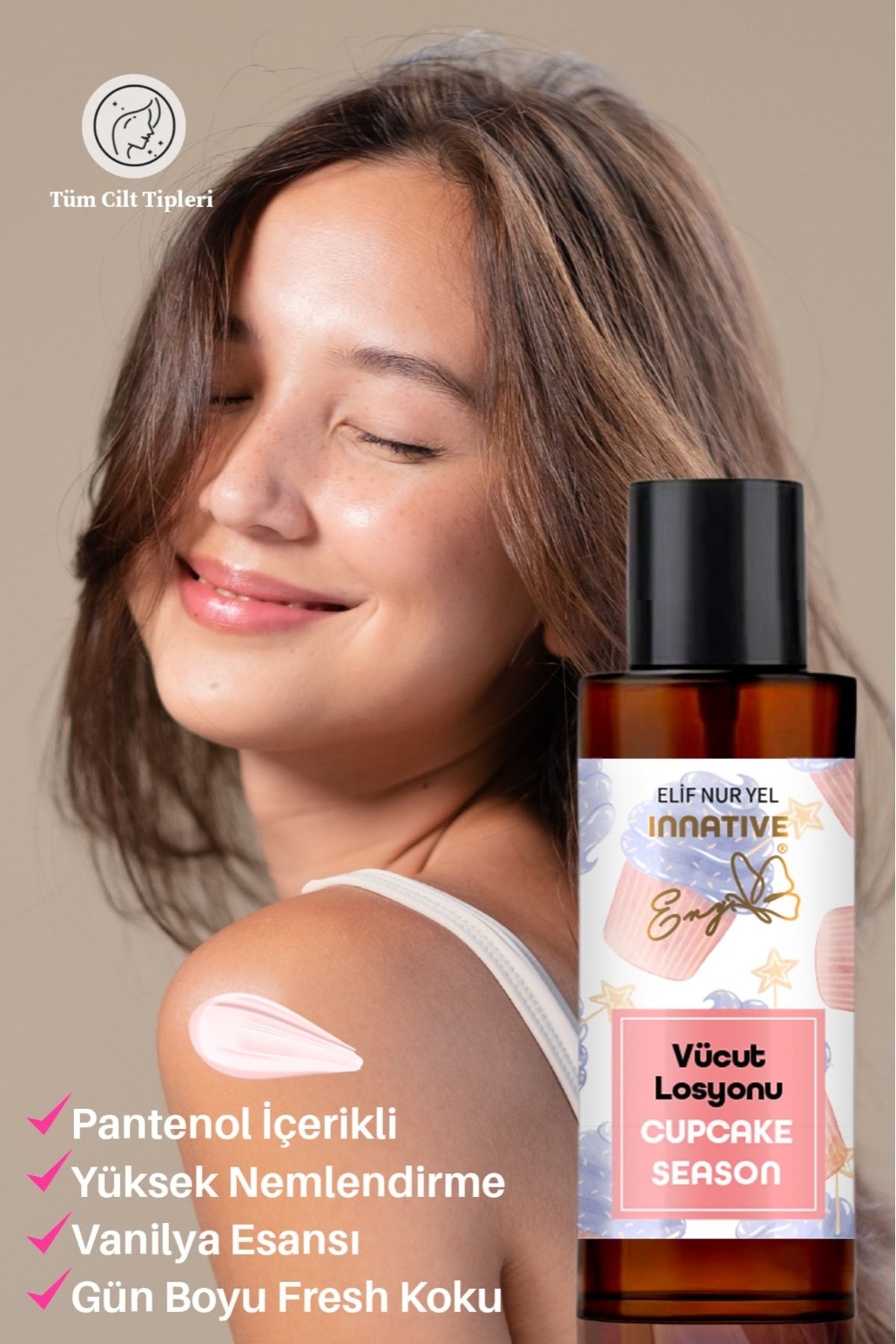 INNATIVE-Eny Moisturizing Body Lotion Cupcake Season 100ml 3