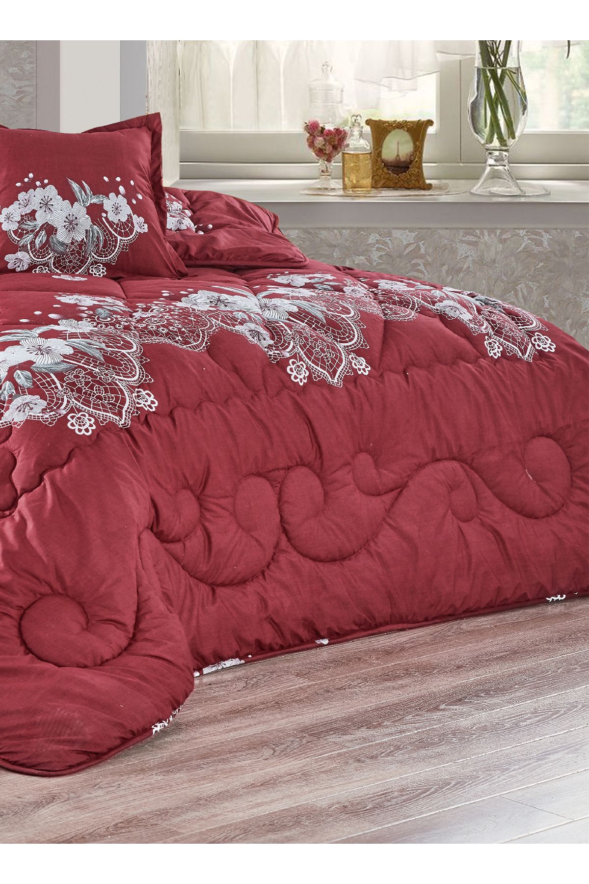 Generic-Comforter Set 4 Piece Single Size Elegant Bedspread Lightweight Comforter Suitable for All Seasons 3