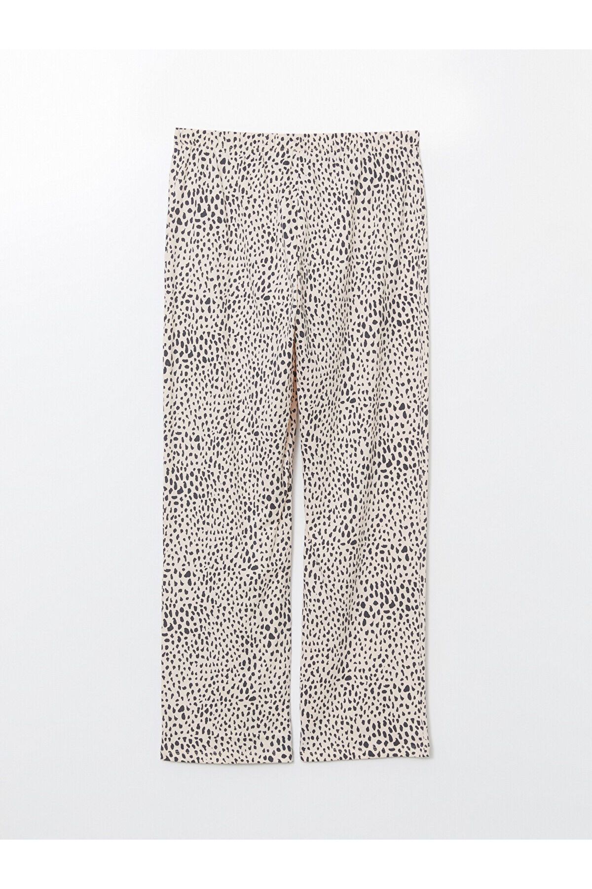 LC Waikiki-Pantaloni de pijama de damă cu model cu talie elastică 2