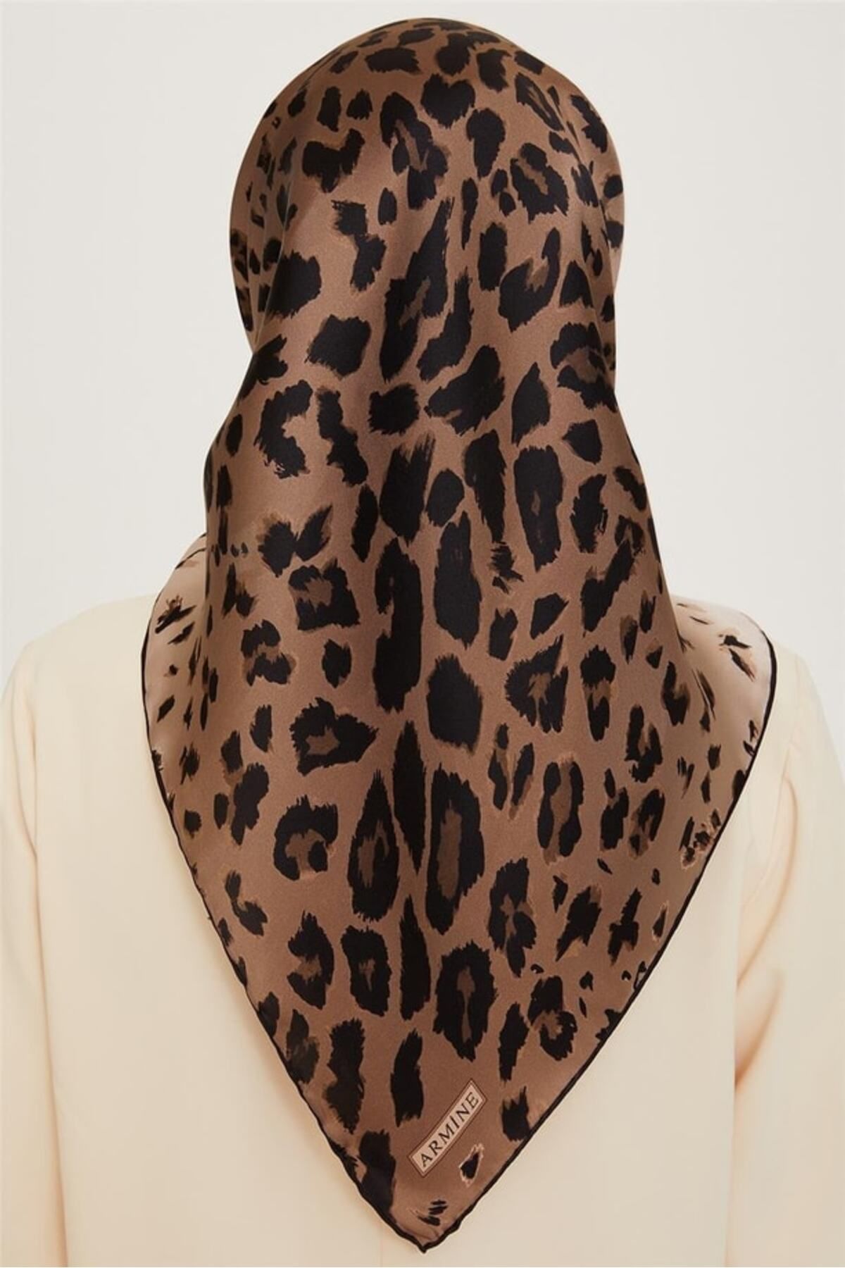 Armine-Tivil Silk Scarf Leopard Pattern 9249 03 4