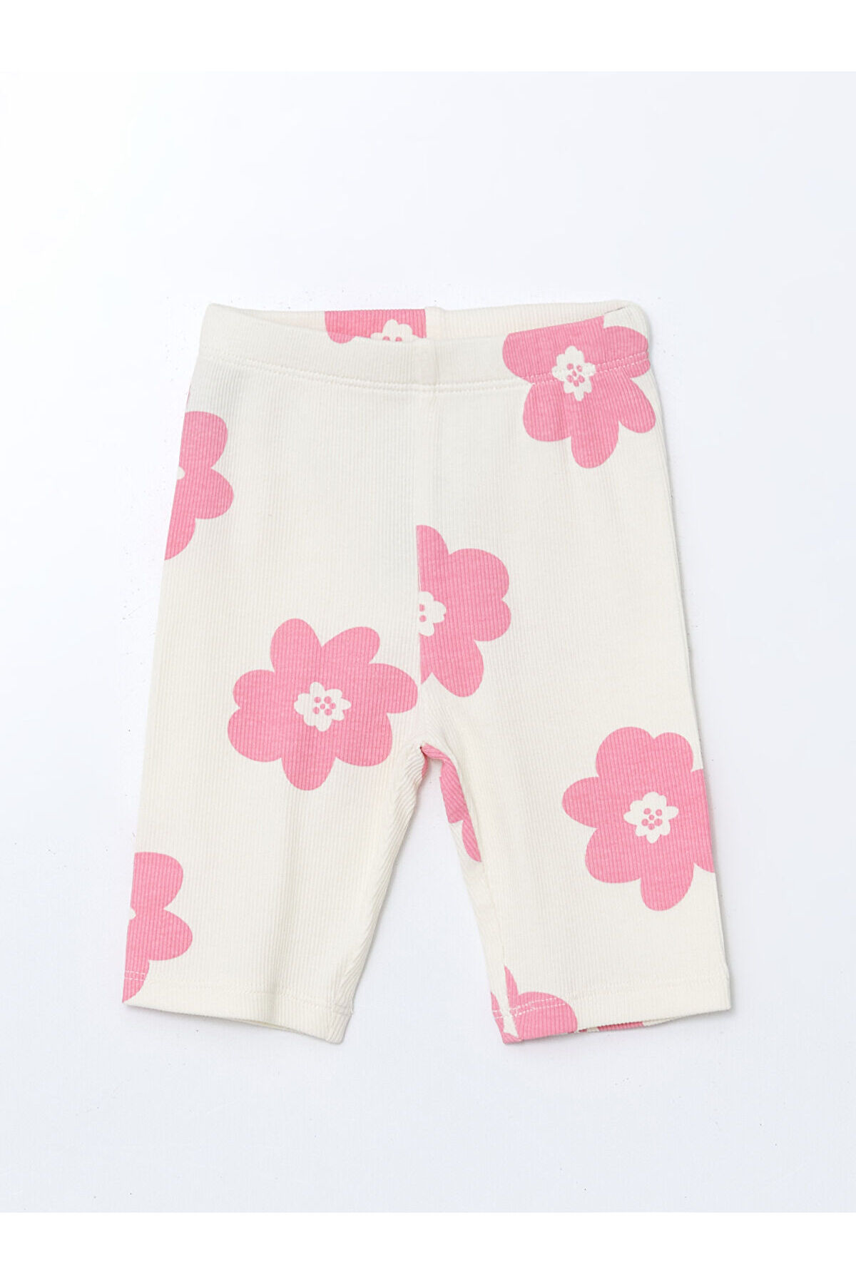 LC Waikiki Peak Yeni Sezon Çiçekli Ribanalı Kız Bebek Tayt 2'li fotoğrafı 2 (önizleme)