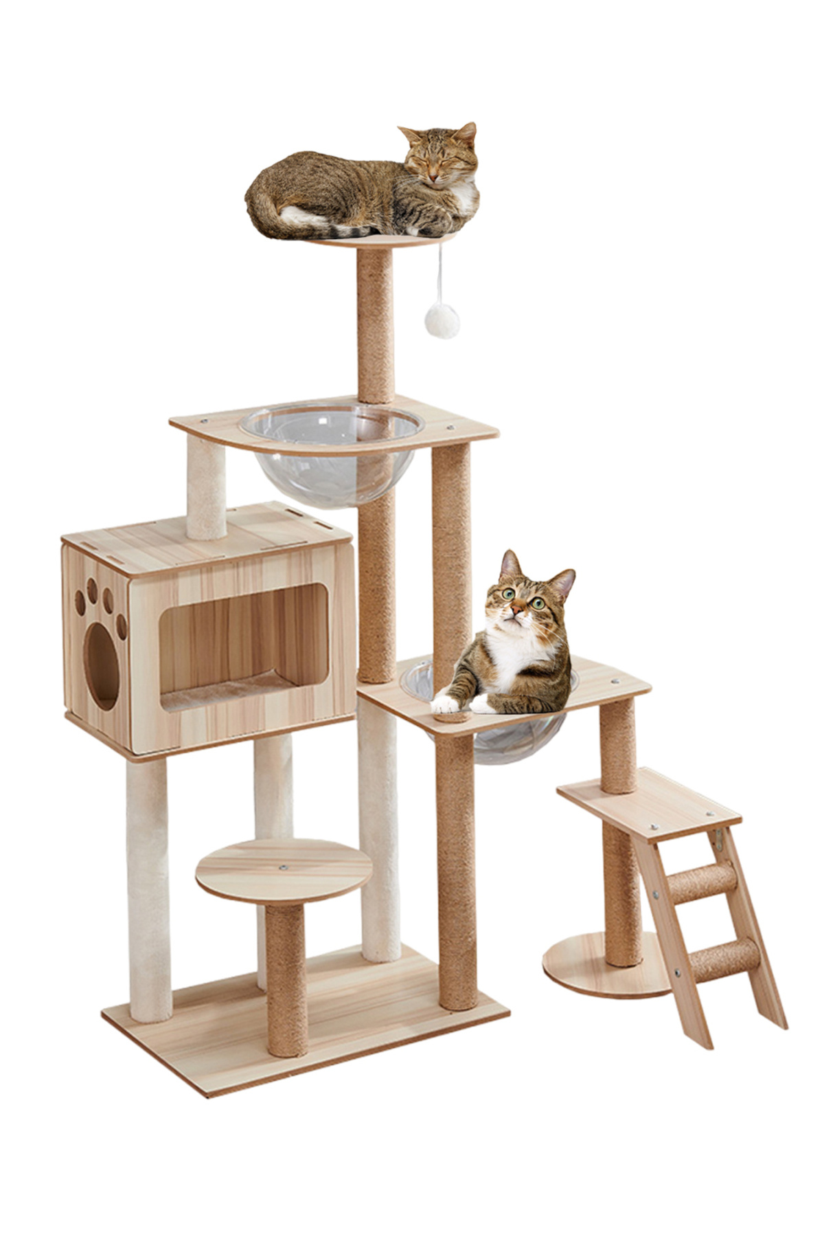 KidLe-Large Cat Climbing Frame Cat Tree Cat Jumping Platform 1
