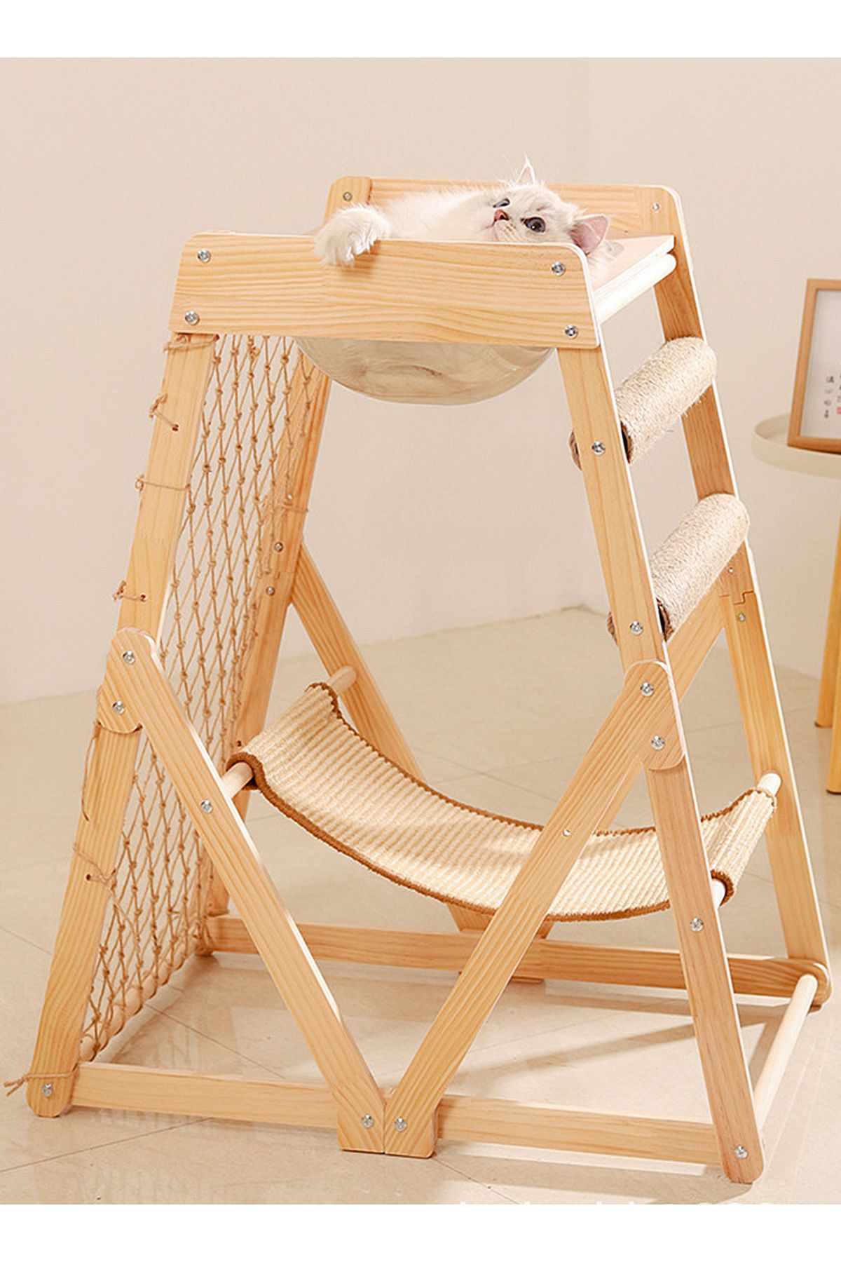 KidLe-Cat Climbing Frame Cat Jumping Platform Cat Rack Multi-Cat 5