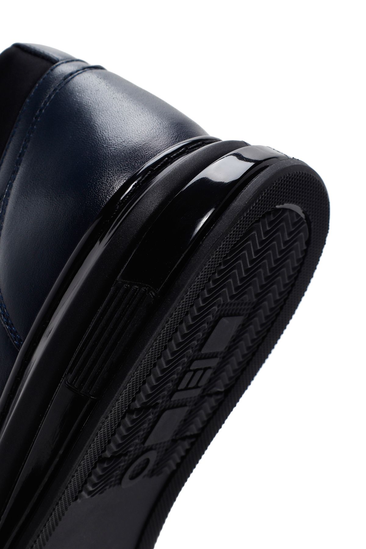 Derimod-Adidași din piele cu șireturi, albastru bleumarin, cu talpă groasă, 25SFD 674518 8